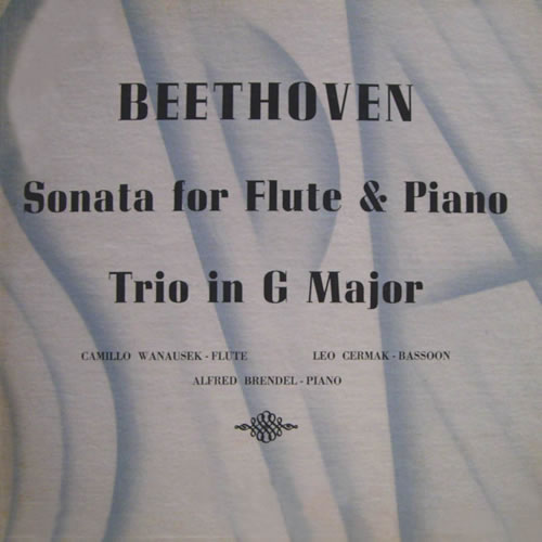 ベートーヴェン／フルートとピアノのためのソナタ　ワナウゼク、ブレンデル