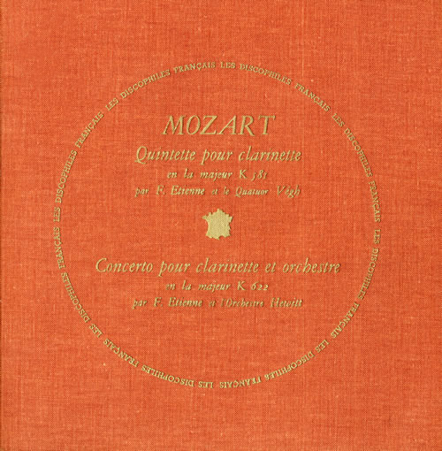 モーツァルト／クラリネット協奏曲　エティエンヌ