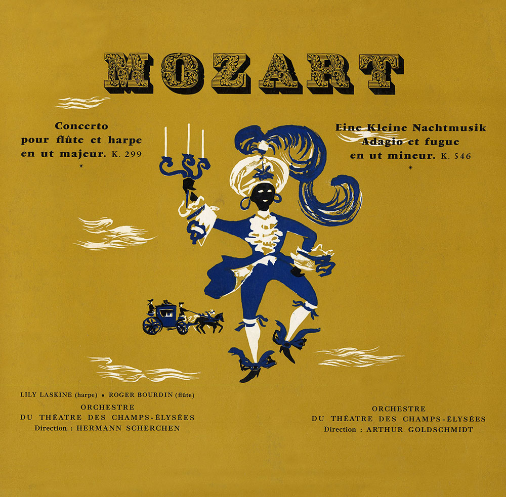 モーツァルト／フルートとハープのための協奏曲　シェルヘン