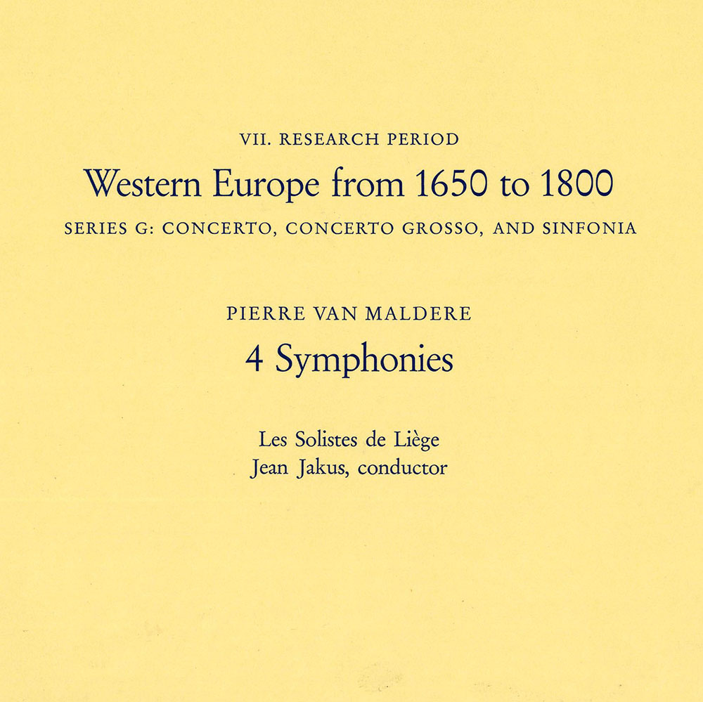 マルデーレ／シンフォニア集　ヤクス