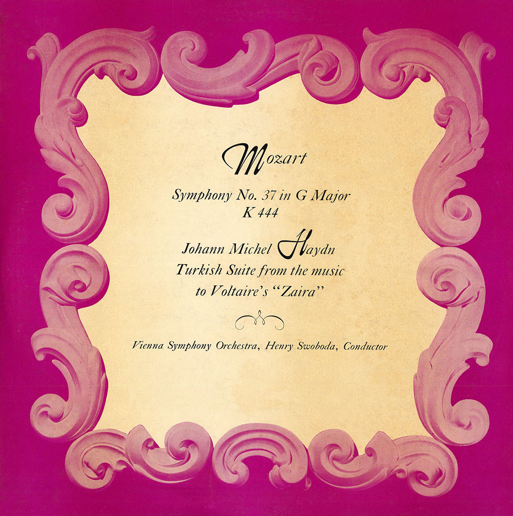 M.ハイドン／付随音楽「ザイール」からのトルコ組曲　スウォボダ