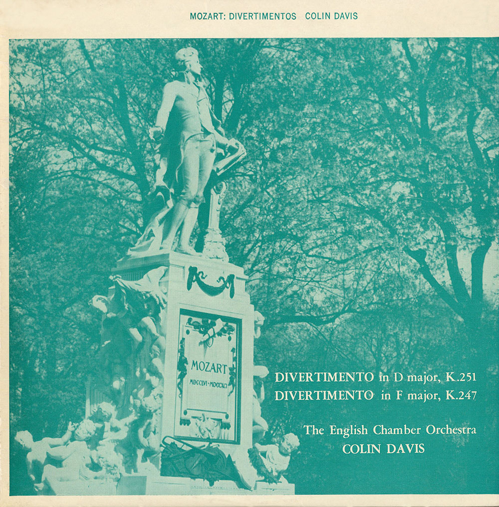 モーツァルト／ディヴェルティメント第10番、第11番　C.デイヴィス