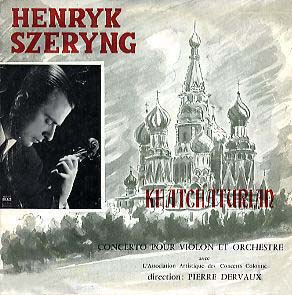 ハチャトゥリアン、プロコフィエフ／ヴァイオリン協奏曲　シェリング