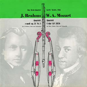 ブラームス／弦楽四重奏曲第１番　ドロルツ四重奏団