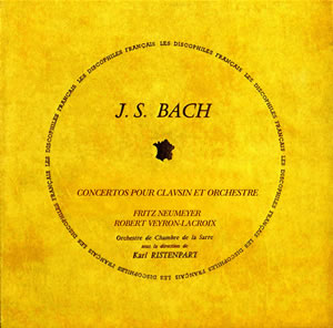 J.S.バッハ／チェンバロ協奏曲第４番・第５番　リステンパルト