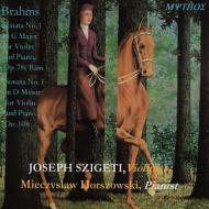 ブラームス／ヴァイオリン・ソナタ第１番「雨の歌」 シゲティ