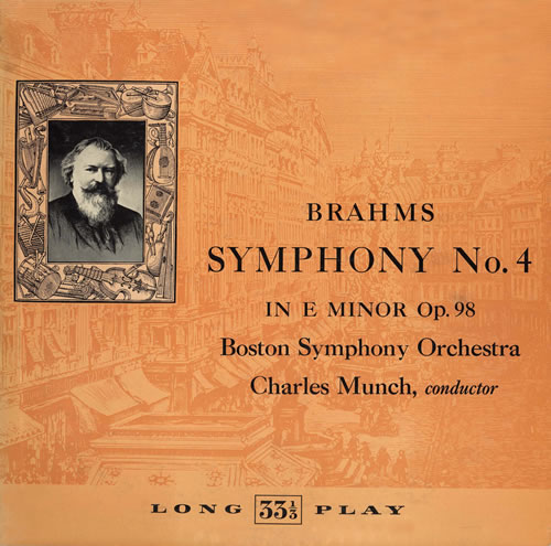 ブラームス／交響曲第４番　ミュンシュ