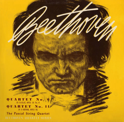 ベートーヴェン／弦楽四重奏曲第６番・第11番「セリオーソ」 パスカル四重奏団