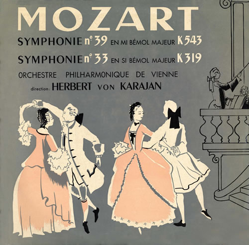 モーツァルト／交響曲第33番・第39番　カラヤン