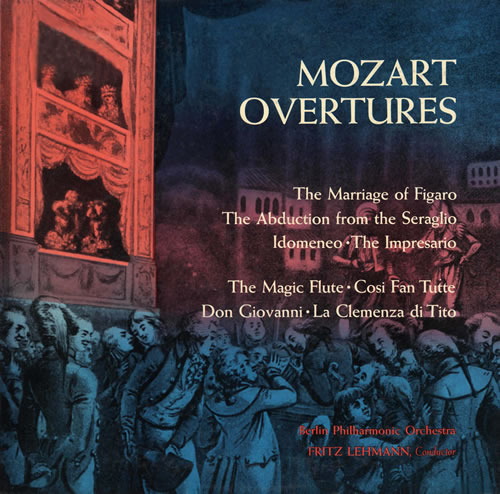 モーツァルト／序曲集 (USA盤)　レーマン