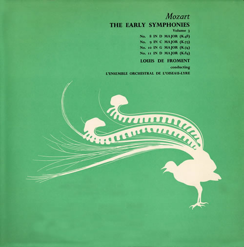 モーツアルト／交響曲第８番 - 第11番　フロマン