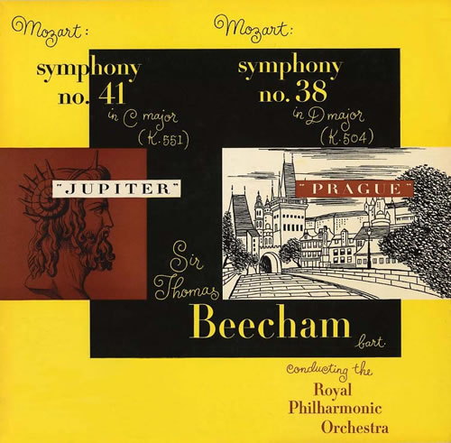 モーツァルト／交響曲第38番「プラハ」・第41番「ジュピター」 ビーチャム