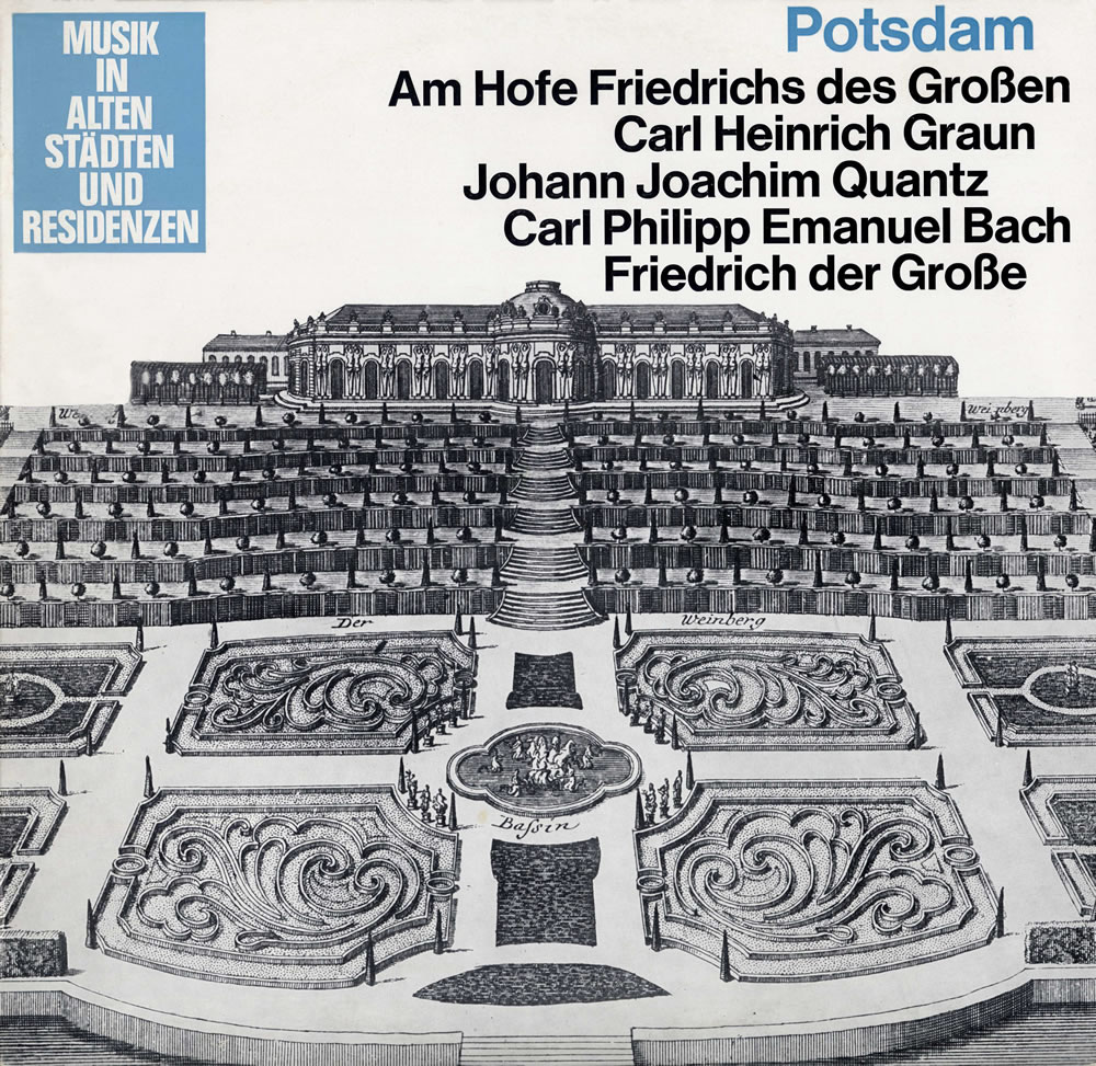 ポツダム ー フリードリッヒ大王の宮殿　ベンダ