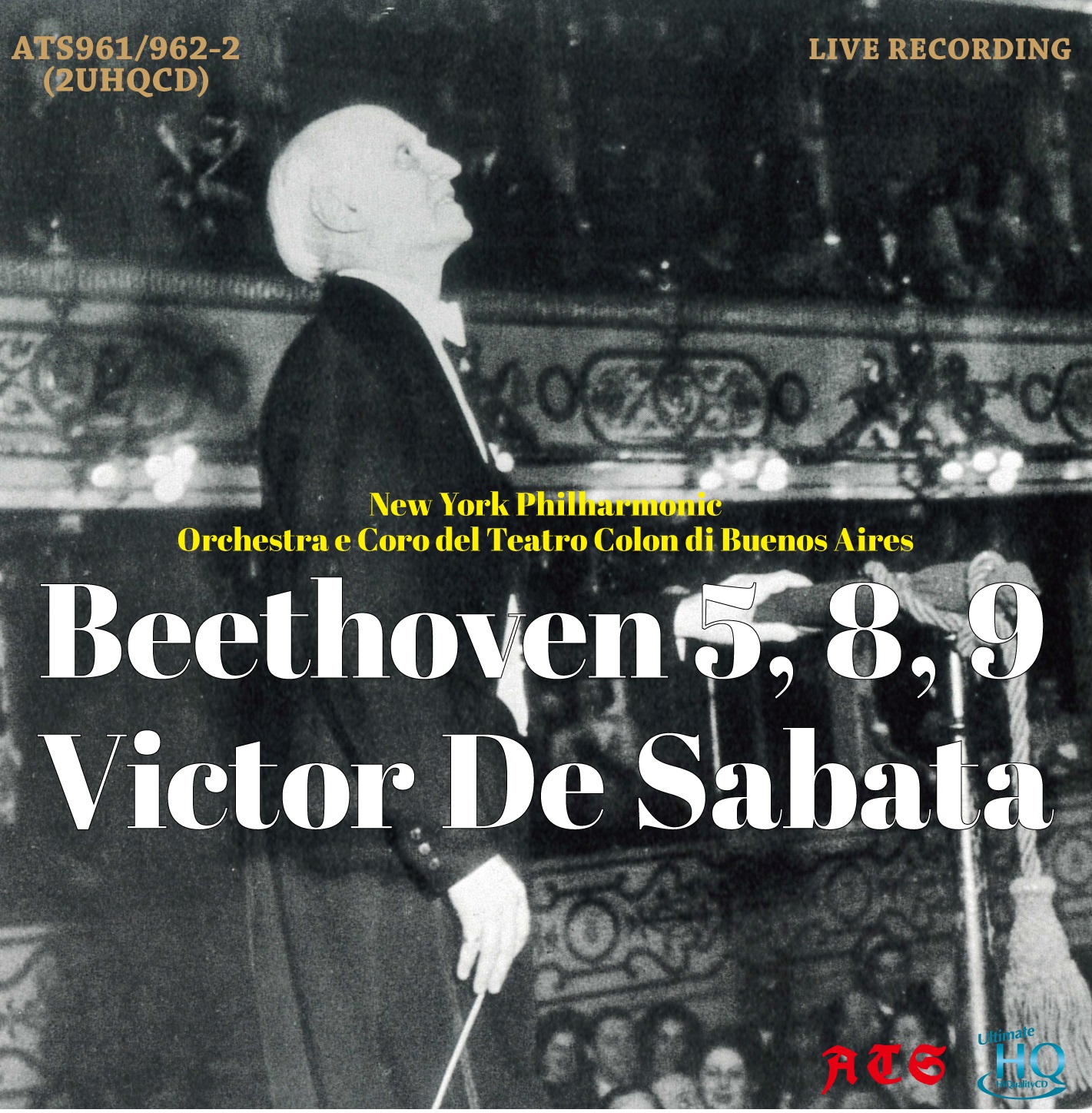 ベートーヴェン／交響曲第５番、第８番、第９番「合唱」 サバタ