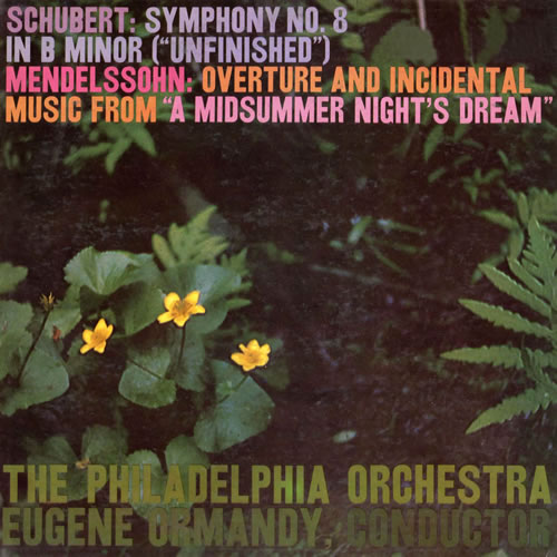 シューベルト／交響曲第８番「未完成」 オーマンディ
