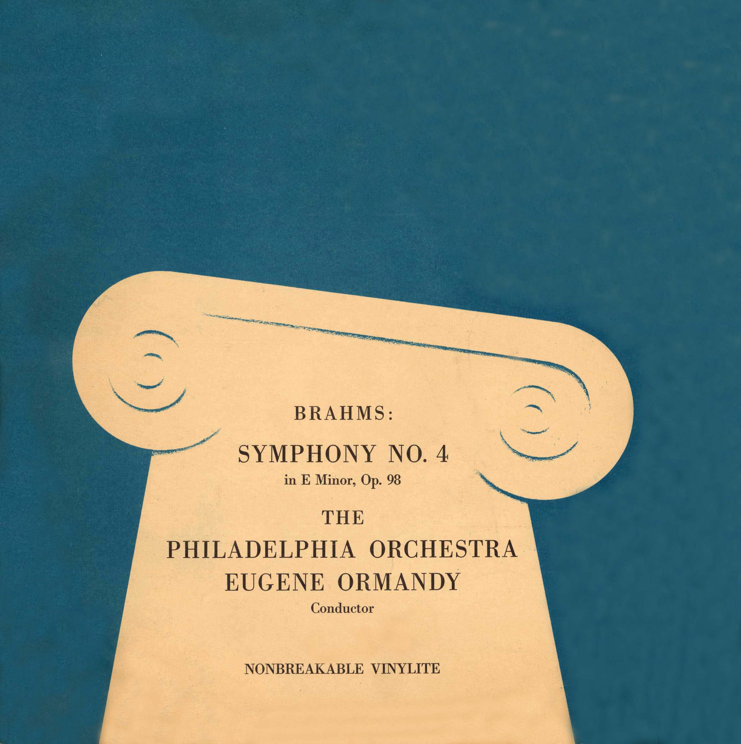 ブラームス／交響曲第４番　オーマンディ